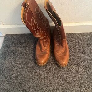 Dexter Tan Western Cowboy Boots